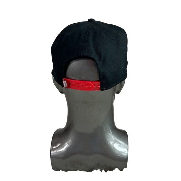 Naruto Shippuden Akatsuki Kanji Black Snapback Hat Unisex Adjustable - Picture 3 of 8